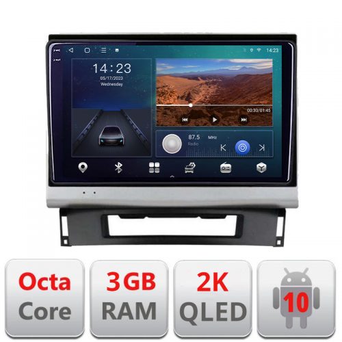 VPX Navigatie dedicata Opel Astra J Quad Core B-072 Android Ecran 2K QLED octa core 3+32 carplay android auto KIT-072+EDT-E309V3-2K