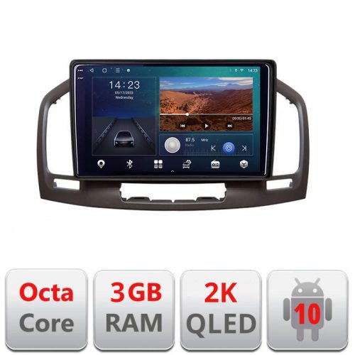 VPX Navigatie dedicata Opel Insignia 2009-2013 B-114 Android Ecran 2K QLED octa core 3+32 carplay android auto KIT-114+EDT-E309V3-2K
