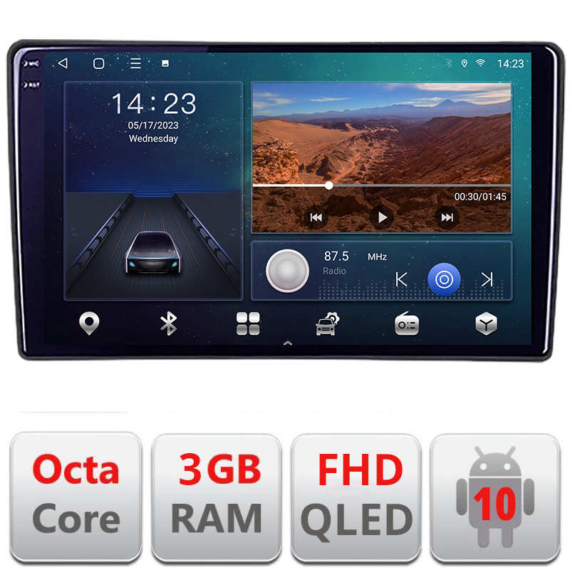 Navigatie dedicata Opel Zafira Corsa Astra Antara Vectra 2005-2014 B-ZAFIRB-B Android Ecran QLED octa core 3+32 carplay android auto...