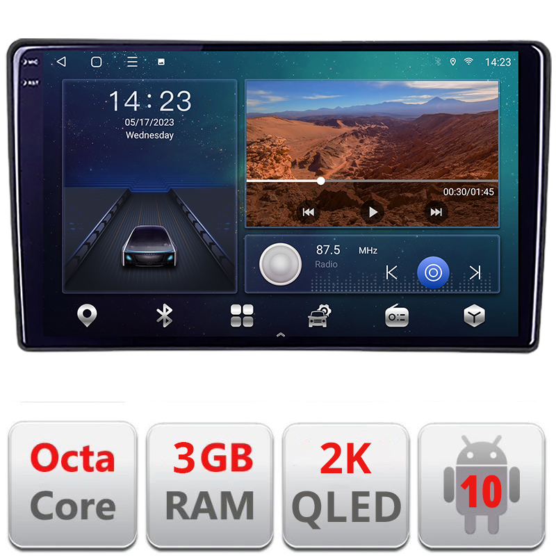 Navigatie dedicata Opel Zafira Corsa Astra Antara Vectra 2005-2014 B-ZAFIRB-B Android Ecran 2K QLED octa core 3+32 carplay android auto...