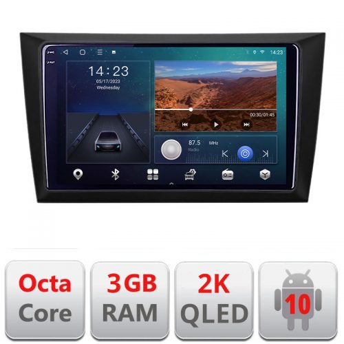 VPX Navigatie dedicata VW Golf6 2009-2013 B-GOLF6 Android Ecran 2K QLED octa core 3+32 carplay android auto KIT-golf6+EDT-E309V3-2K