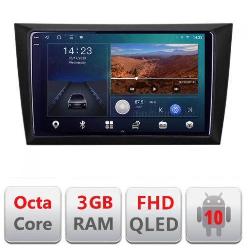 VPX Navigatie dedicata VW Golf6 2009-2013 B-GOLF6 Android Ecran QLED octa core 3+32 carplay android auto KIT-golf6+EDT-E309V3