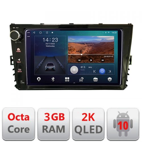 VPX Navigatie dedicata VW masini dupa 2018 Android Ecran 2K QLED octa core 3+32 carplay android auto kit-vw-universal-2018++EDT-E309V3-2K