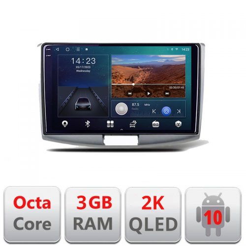 VPX Navigatie dedicata VW Passat 2009-2014 B-267 Android Ecran 2K QLED octa core 3+32 carplay android auto KIT-267+EDT-E310V3-2K