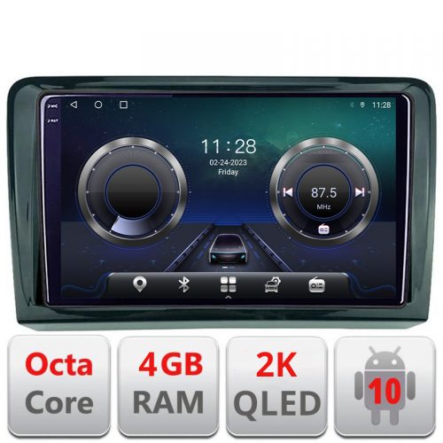 VPX Navigatie dedicata VW PQB C-VW Android Octa Core Ecran 2K QLED GPS 4G 4+32GB 360 KIT-vw+EDT-E410-2K