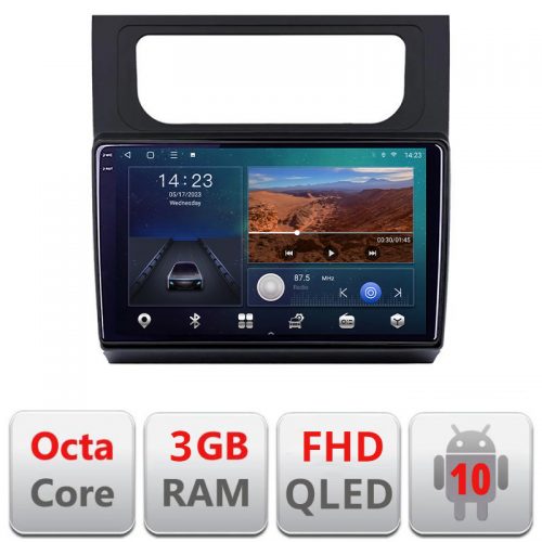 VPX Navigatie dedicata VW Touran 2010-2016 B-touran3 Android Ecran QLED octa core 3+32 carplay android auto kit-touran3+EDT-E310V3