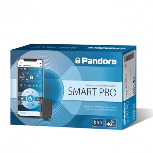 VPX Pandora Smart PRO Sistem de alarma auto prin GSM 4G Bluetooth GPS si conexiuni CAN(modul pornire motor optional)