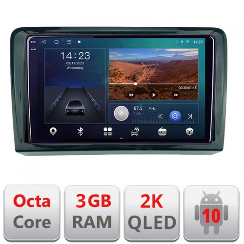 VPX Navigatie dedicata VW PQB B-VW Android Ecran 2K QLED octa core 3+32 carplay android auto KIT-vw+EDT-E310V3-2K