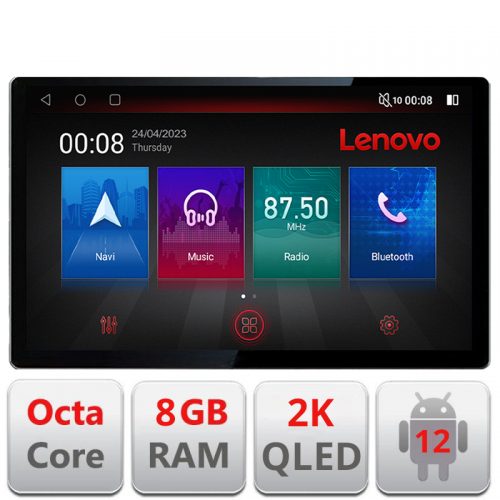 VPX Navigatie dedicata Skoda Rapid Seat Toledo 2013+ Lenovo ecran 13″ 2K 8+128 Android Waze USB Navigatie 4G 360 Toslink Youtube Radio…